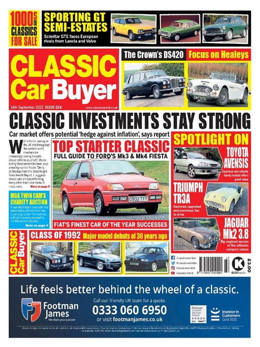 Kelsey Publishing Ltd作のClassic Car Buyerの作品詳細 - 貸出可能